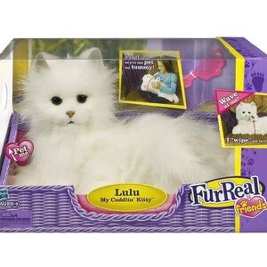 FurReal Friends Lulu Interactive Plush Cat - White